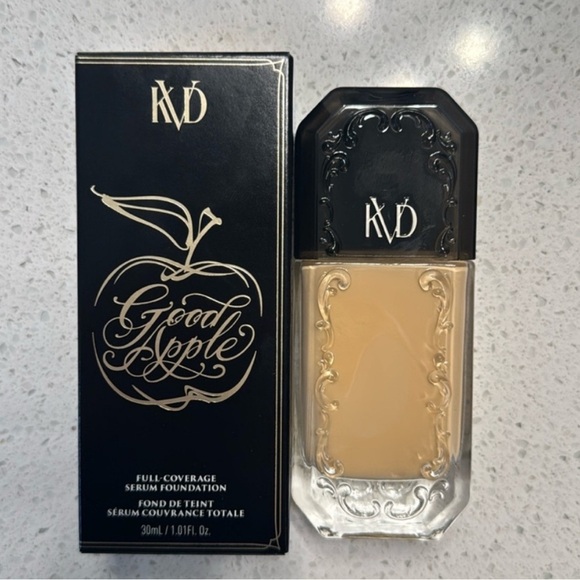 Kat Von D Good Apple Full Coverage Serum Foundation NIB Med 033 - Picture 1 of 4
